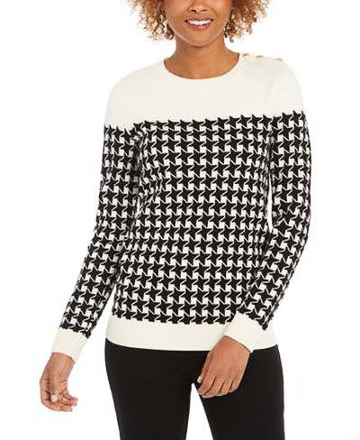 CHARTER CLUB-MMG, SWT HOUNDSTOOTH PO - Shenayah Beauty Shop