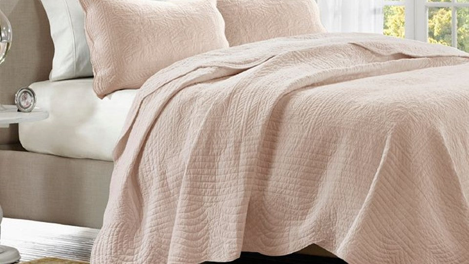 Madison Park Tuscany 3-Piece Full/Queen Comforter Set in White