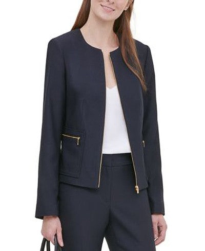 CALVIN KLEIN/G-III APPAREL GROUP TWILL ZIP UP JACKET - Shenayah Beauty Shop