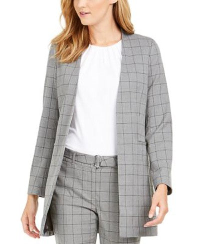 CALVIN KLEIN/G-III APPAREL GROUP WINDOWPANE TOPPER - Shenayah Beauty Shop