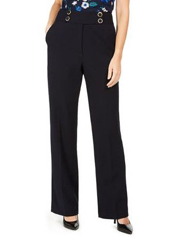 CALVIN KLEIN/G-III APPAREL GROUP HIGH WAISTED PANT WITH B, HIGH WAISTED PANT WITH B POLYESTER/SPANDEX - Shenayah Beauty Shop