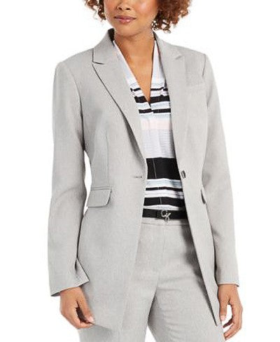 CALVIN KLEIN/G-III APPAREL GROUP ONE BUTTON TWILL JACKET - Shenayah Beauty Shop