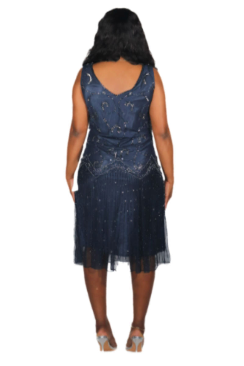 Fitted Black V-Neck Dress